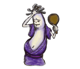 Eggplant-ish Big enchilada sticker #1309085