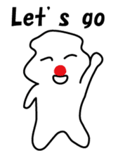 POKKUN go skiing for ski resort in Eng sticker #1309299