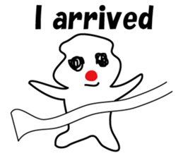 POKKUN go skiing for ski resort in Eng sticker #1309305