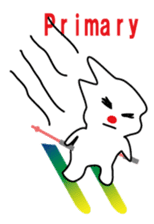 POKKUN go skiing for ski resort in Eng sticker #1309319