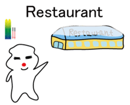 POKKUN go skiing for ski resort in Eng sticker #1309326