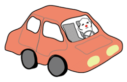 POKKUN go skiing for ski resort in Eng sticker #1309329