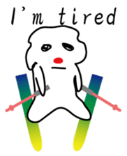 POKKUN go skiing for ski resort in Eng sticker #1309330