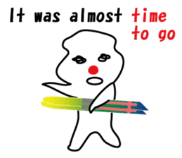 POKKUN go skiing for ski resort in Eng sticker #1309334