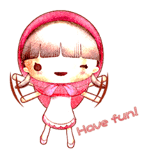 Lovely Red riding hood (English version) sticker #1309428