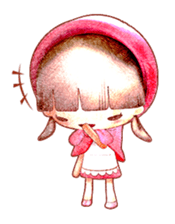 Lovely Red riding hood (English version) sticker #1309450