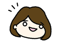 Nodding girl sticker #1309487