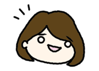 Nodding girl sticker #1309487