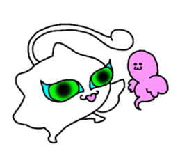 Nyanpoppo and fairies sticker #1309580