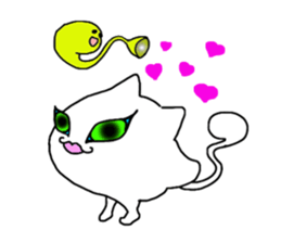 Nyanpoppo and fairies sticker #1309581