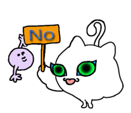 Nyanpoppo and fairies sticker #1309584