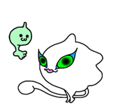 Nyanpoppo and fairies sticker #1309585