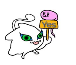 Nyanpoppo and fairies sticker #1309586