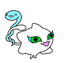 Nyanpoppo and fairies sticker #1309589