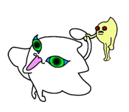 Nyanpoppo and fairies sticker #1309590