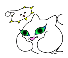 Nyanpoppo and fairies sticker #1309594