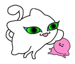 Nyanpoppo and fairies sticker #1309596