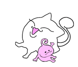 Nyanpoppo and fairies sticker #1309602