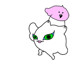 Nyanpoppo and fairies sticker #1309603