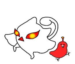 Nyanpoppo and fairies sticker #1309604