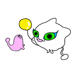 Nyanpoppo and fairies sticker #1309608