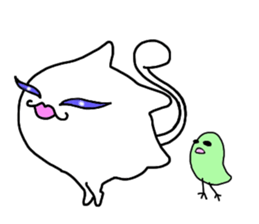 Nyanpoppo and fairies sticker #1309609