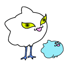 Nyanpoppo and fairies sticker #1309611