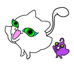 Nyanpoppo and fairies sticker #1309614