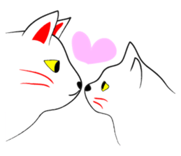 Daily life of loose cats sticker #1310238