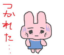 scribble rabbit sticker #1310315