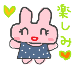 scribble rabbit sticker #1310317