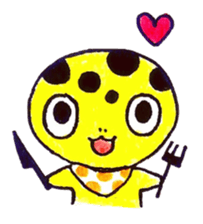 leopard gecko "potch" sticker #1311060