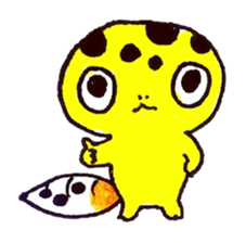 leopard gecko "potch" sticker #1311062