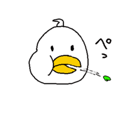 A duck is quacking sticker #1311261