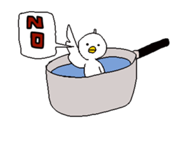 A duck is quacking sticker #1311272