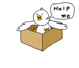 A duck is quacking sticker #1311273