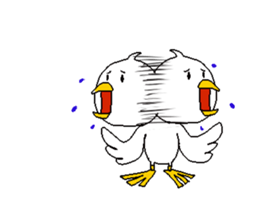 A duck is quacking sticker #1311277