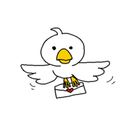 A duck is quacking sticker #1311280