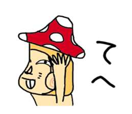 mushroom guy sticker #1311604
