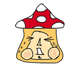 mushroom guy sticker #1311608