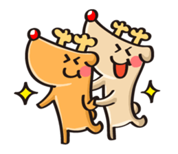 Reindeer birthday stickers sticker #1311710
