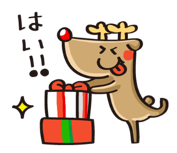 Reindeer birthday stickers sticker #1311714