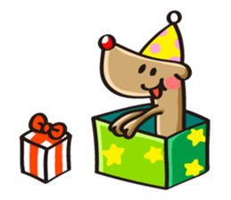 Reindeer birthday stickers sticker #1311720