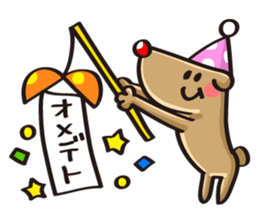 Reindeer birthday stickers sticker #1311722