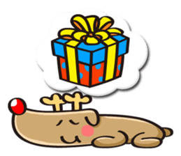 Reindeer birthday stickers sticker #1311723