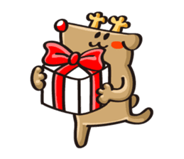 Reindeer birthday stickers sticker #1311730