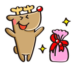 Reindeer birthday stickers sticker #1311732
