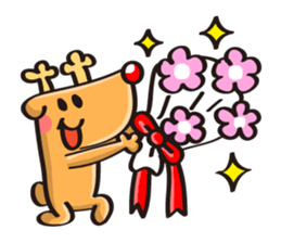 Reindeer birthday stickers sticker #1311733
