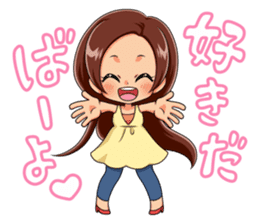 Japanese okinawa girl ver sticker #1311741
