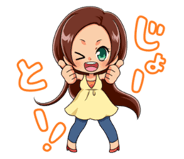 Japanese okinawa girl ver sticker #1311751